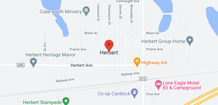 map of 1114 Herbert AVE